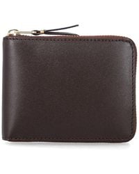 Comme des Garçons - Wallet Wallet Small Leather Zip-Around Wallet - Lyst