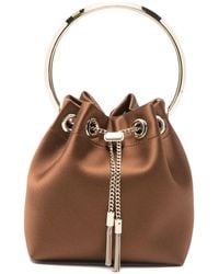 Jimmy Choo - Bon Bon Leather Bucket Bag - Lyst