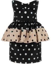 Fendi - Printed Taffeta Dress - Lyst