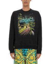 Versace - Sweatshirt With Logo - Lyst