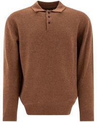 Beams Plus - Wool Polo Shirt - Lyst