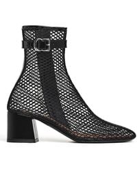 Alaïa - Alaia Fishnet 55 Boots - Lyst