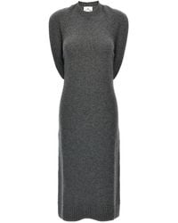 Courreges - Over The Shoulder Drapè' Dress - Lyst