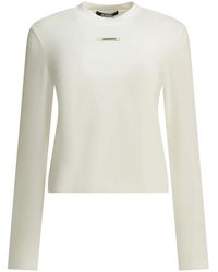 Jacquemus - "Gros Grain" Crew-Neck T-Shirt - Lyst