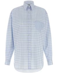 Moschino - 'Heart' Vichy Shirt - Lyst