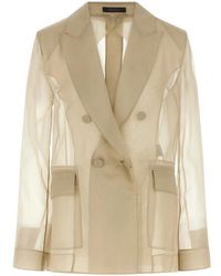 Max Mara - Silk Blazer Clothing - Lyst