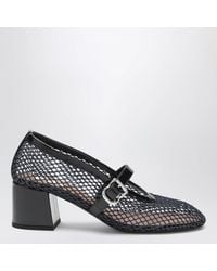 Alaïa - Alaia Mary Jane 55 Midnight Mesh - Lyst