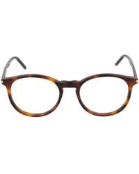 Saint Laurent - Eyeglasses Sl 106 002 Havana Havana Transparent/19/145 - Lyst