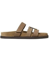 Tory Burch - Ines Sport Leather Sandals - Lyst