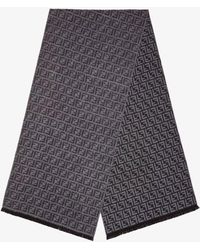 Fendi - Ff Virgin Wool Scarf - Lyst