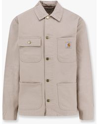 Carhartt - Michigan Denim Jacket With Corduroy Collar - Lyst