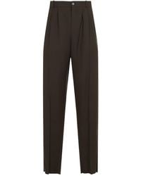 Saint Laurent - Luxury Wool Drill Pants For - Lyst