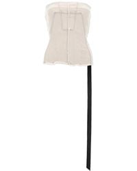 Rick Owens - Denim Bustier Top - Lyst