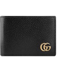 Gucci - Textured Leather Bifold Wallet - Lyst