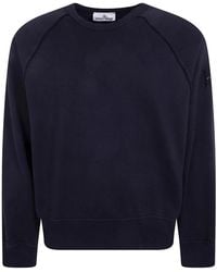 Stone Island - Round Neck Sweatshirt - Lyst