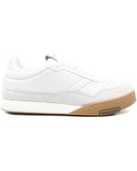 Givenchy - Signature Leather Sneakers With Bicolor Rubber Sole - Lyst