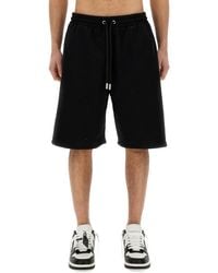 Off-White c/o Virgil Abloh - Bermuda With Logo - Lyst