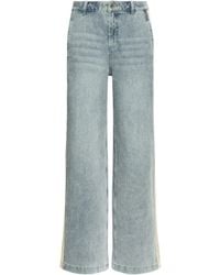 Elena Miro - Wide Leg Jeans With Side Hems - Lyst