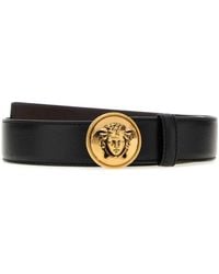Versace - Leather Belt - Lyst