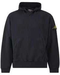 Stone Island - Oversized Hoodie With Raglan Sleeves - Lyst