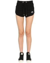 Alpha Industries - Shorts With Logo - Lyst