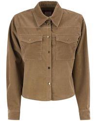 Max Mara - Mstrivolo – Stretch Corduroy Shirt Jacket - Lyst