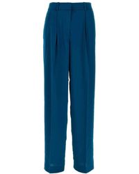 MICHAEL Michael Kors - Michael By Michael Kors Satin Wide Leg Pant - Lyst