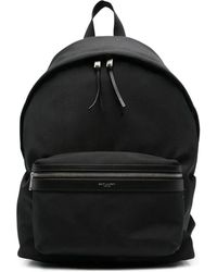 Saint Laurent - City Technical Fabric Backpack - Lyst