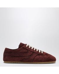 Dries Van Noten - Chocolate Suede Sneakers - Lyst