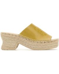 Loewe - Petal Espadrille Slide 80 - Lyst