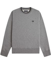 Fred Perry - Felpa Con Logo - Lyst