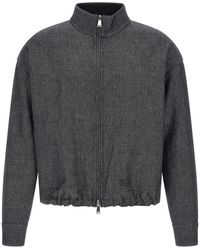 Fendi - 'Ff Selleria' Reversible Blouson - Lyst