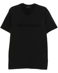Moncler - Logo-Embroidered Cotton T-Shirt - Lyst
