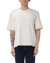 Golden Goose - Relaxed Fit Vintage Treatment T-Shirt With Star Print - Lyst