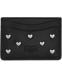 Ganni - Leather Polyurethane Polyester Card Holder - Lyst