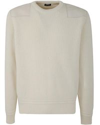 ZEGNA - Wool And Cashmere Crew Neck - Lyst