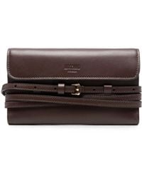 Moschino - Grained Leather Shoulder Bag - Lyst
