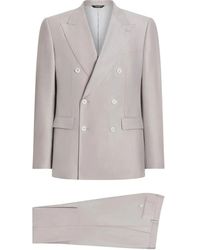 Dolce & Gabbana - Dolce & Gabbana Two-Piece Wool Suit - Lyst
