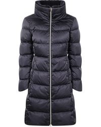 Herno - Oversized Coat With Padded High Neck - Lyst