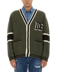 Dolce & Gabbana - Dolce & Gabbana Wool Cardigan - Lyst