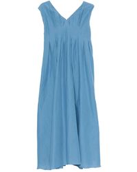 Max Mara - S Max Mara Cotton And Ramie Piega Dress - Lyst