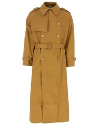 Vetements - Ochre Cotton Oversize Trench Coat - Lyst