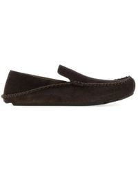 Loewe - Suede Loafers - Lyst