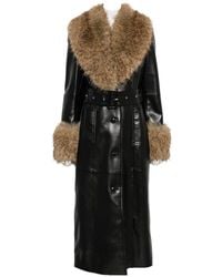 Stand Studio - Estella Faux Leather Coat - Lyst