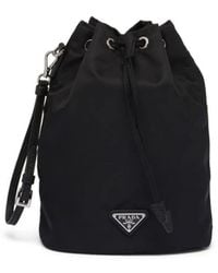 Prada - Re-Nylon Drawstring Pouch - Lyst