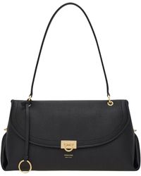 Ferragamo - Gancini Pebbled-Leather Shoulder Bag - Lyst