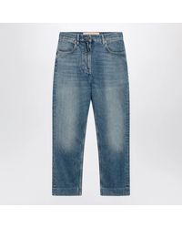 Valentino - Medium Jeans With Vpatch Detail On The Back - Lyst