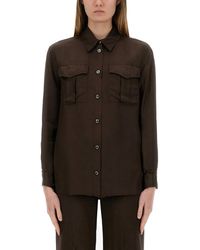 Aspesi - Relaxed-Fit Shirt With Classic Collar - Lyst