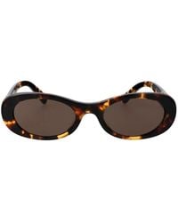 Miu Miu - Havana Acetate Sunglasses - Lyst