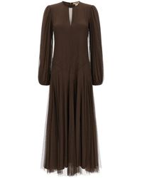 Twinset - Twin Set Tulle Plumetis Dress - Lyst